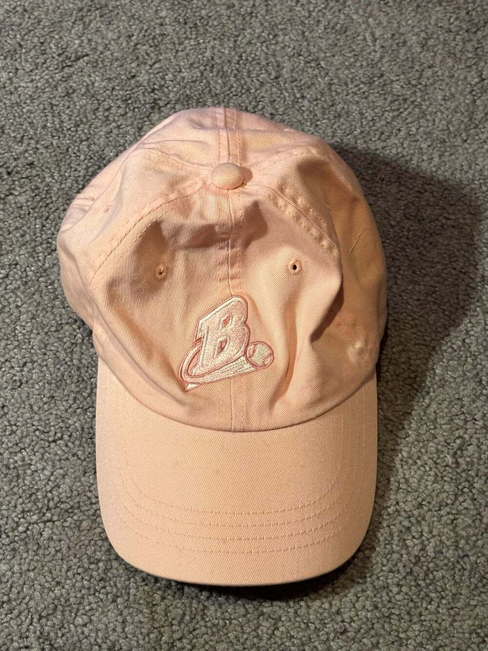 Vintage New Era Buffalo Bisons Minor League Baseball USA Made Snapback Hat Pink